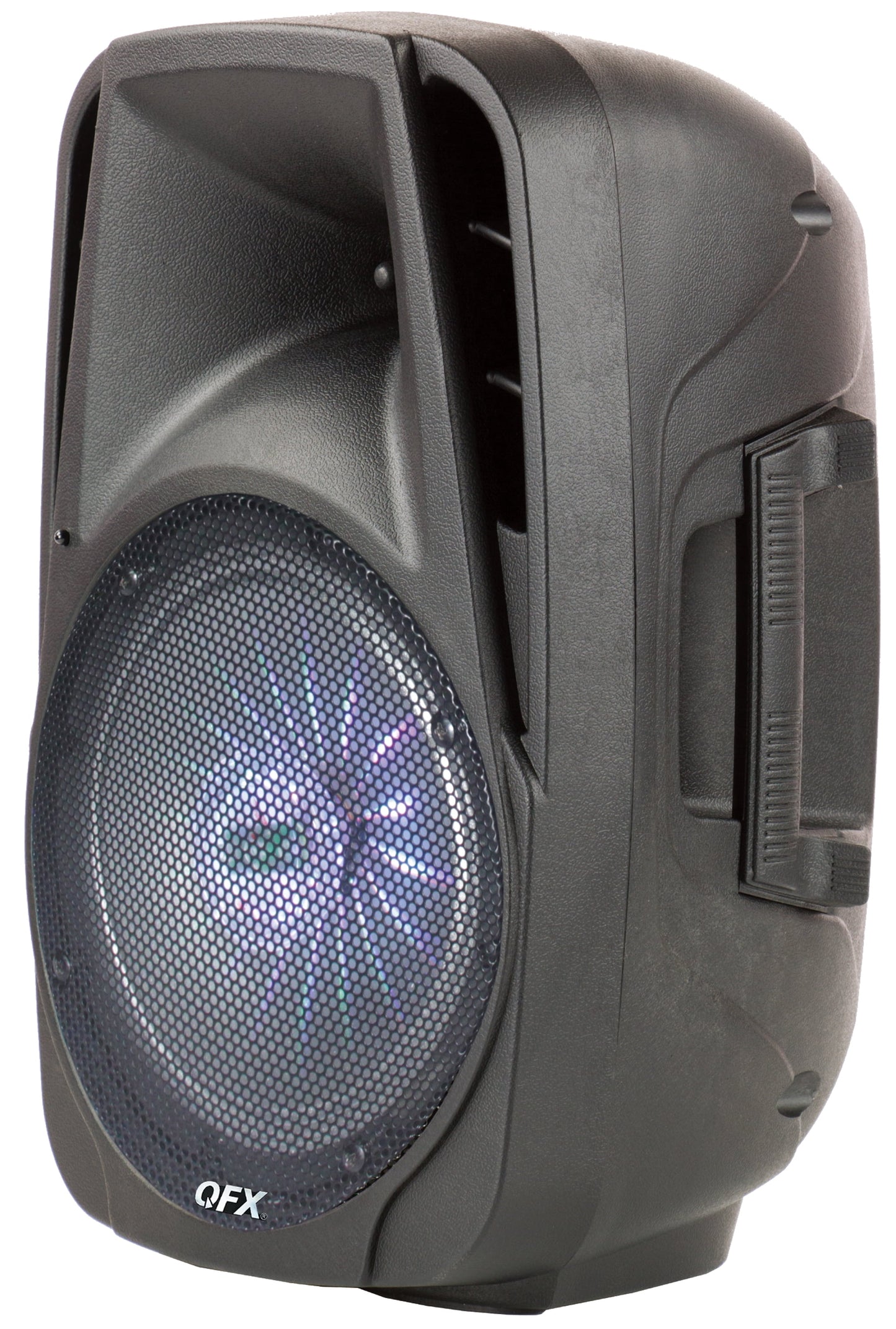 PBX-8074 8” BLUETOOTH RECHARGEABLE SPEAKER with LED PARTY LIGHTS, INCLUDES WIRED MICROPHONE and REMOTE