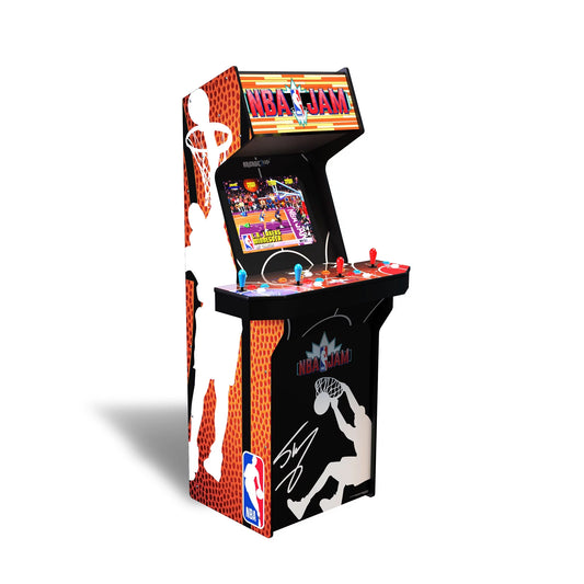 - NBA JAM™: SHAQ EDITION with Riser and Lit Marquee, Arcade Game Machine